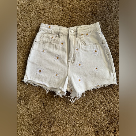 Angel Kim high waisted jean shorts; perfect condition - Picture 1 of 7